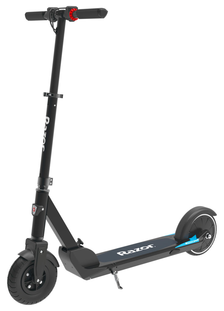 An standing picture of the Razor EPrime Air electric scooter