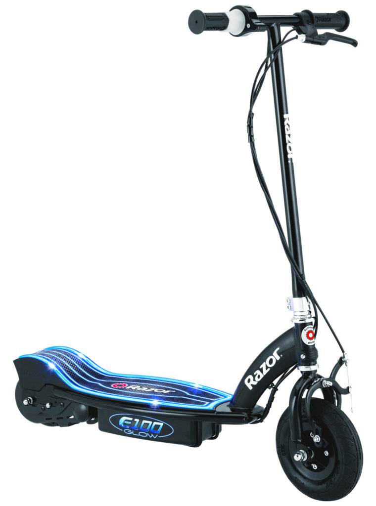 An image of the Razor E100 Glow kids electric scooter