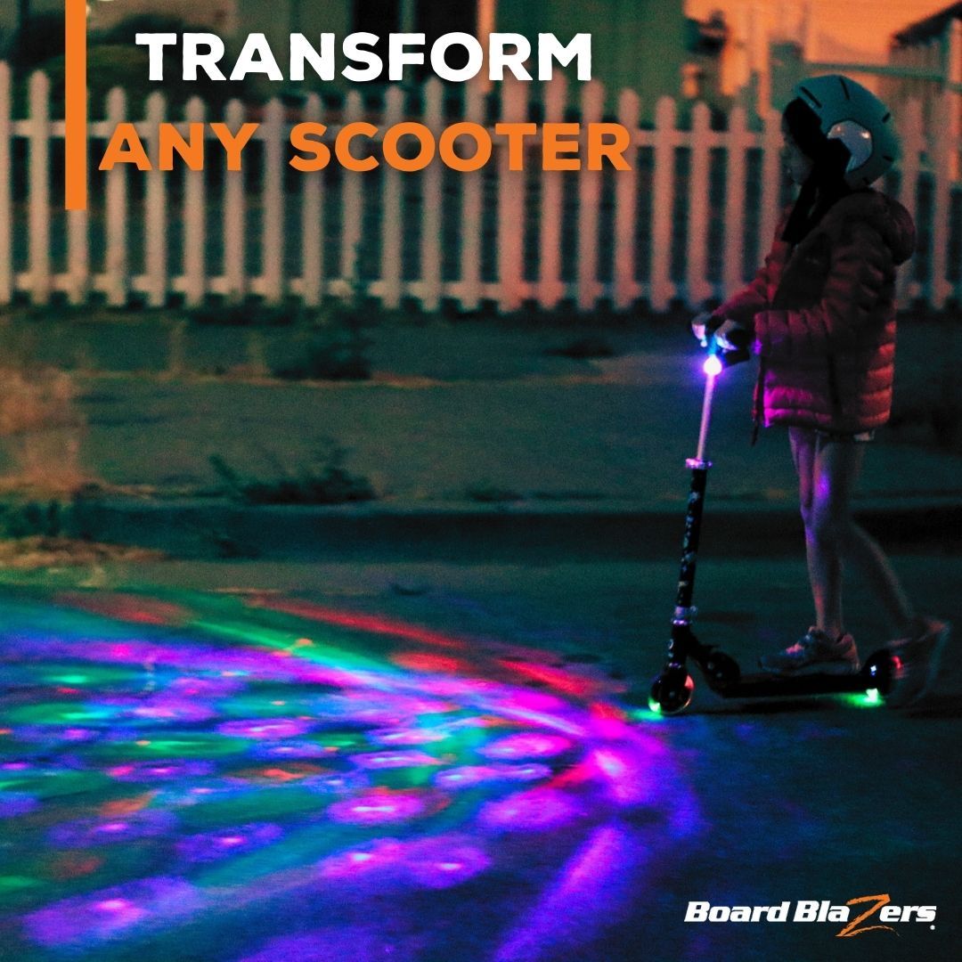 board blazers disco scooter light
